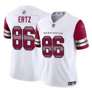 Cheap Men's Washington Commanders #86 Zach Ertz White 2023 F.U.S.E. Vapor Limited Football Stitched Jersey