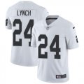 Wholesale Cheap Nike Raiders #24 Marshawn Lynch White Youth Stitched NFL Vapor Untouchable Limited Jersey