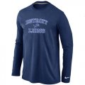 Wholesale Cheap Nike Detroit Lions Heart & Soul Long Sleeve T-Shirt Dark Blue