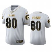 Wholesale Cheap Green Bay Packers #80 Jimmy Graham Men's Nike White Golden Edition Vapor Limited NFL 100 Jersey