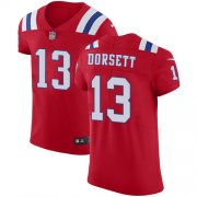 Wholesale Cheap Nike Patriots #13 Phillip Dorsett Red Alternate Men's Stitched NFL Vapor Untouchable Elite Jersey