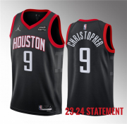 Wholesale Cheap Men's Houston Rockets #9 Josh Christopher Black 2023 Statement Edition Stitched Basketball Jersey
