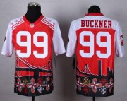 Wholesale Cheap Nike 49ers #99 DeForest Buckner Red Men's Stitched NFL Elite Noble Fashion Jersey