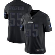 Wholesale Cheap Nike Cowboys #55 Leighton Vander Esch Black Men's Stitched NFL Limited Rush Impact Jersey