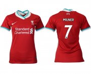 Wholesale Cheap Women 2020-2021 Liverpool home aaa version 7 red Soccer Jerseys