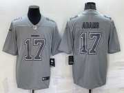 Wholesale Men's Las Vegas Raiders #17 Davante Adams Grey Atmosphere Fashion 2022 Vapor Untouchable Stitched Limited Jersey