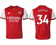 Wholesale Cheap Men 2021-2022 Club Arsenal home aaa version red 34 Soccer Jersey