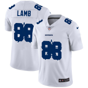 Wholesale Cheap Dallas Cowboys #88 CeeDee Lamb White Men's Nike Team Logo Dual Overlap Limited NFL Jersey