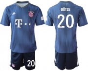 Wholesale Cheap Bayern Munchen #20 Gotze Third Soccer Club Jersey