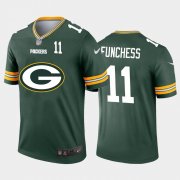 Wholesale Cheap Green Bay Packers #11 Devin Funchess Green Men's Nike Big Team Logo Player Vapor Limited NFL Jersey