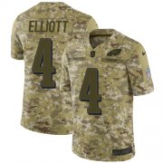 Wholesale Cheap Nike Eagles #4 Jake Elliott Camo Men's Stitched NFL Limited 2018 Salute To Service Jersey