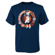 Wholesale Cheap Denver Broncos #18 Peyton Manning Youth Career Accomplishments Name & Number T-Shirt Navy