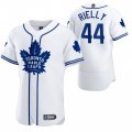 Wholesale Cheap Toronto Maple Leafs #44 Morgan Rielly Men's 2020 NHL x MLB Crossover Edition Baseball Jersey White