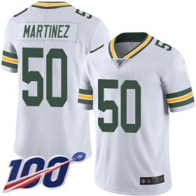 Wholesale Cheap Nike Packers #50 Blake Martinez White Men\'s Stitched NFL 100th Season Vapor Limited Jersey