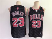 Wholesale Cheap Men's Chicago Bulls #23 Michael Jordan Black Stitched NBA Jersey