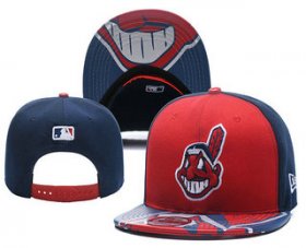 Wholesale Cheap Cleveland Indians Snapback Ajustable Cap Hat YD