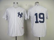 Wholesale Cheap Yankees #19 Masahiro Tanaka White Stitched MLB Jersey