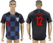 Wholesale Cheap Croatia #12 Kalinic Away Soccer Country Jersey
