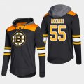 Wholesale Cheap Bruins #55 Noel Acciari Black 2018 Pullover Platinum Hoodie