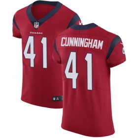 Wholesale Cheap Nike Texans #41 Zach Cunningham Red Alternate Men\'s Stitched NFL Vapor Untouchable Elite Jersey