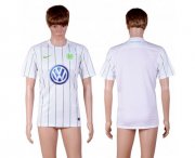 Wholesale Cheap Wolfsburg Blank Away Soccer Club Jersey