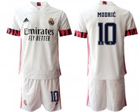 Wholesale Cheap Men 2020-2021 club Real Madrid home 10 white Soccer Jerseys1