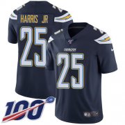 Wholesale Cheap Nike Chargers #25 Chris Harris Jr Navy Blue Team Color Men's Stitched NFL 100th Season Vapor Untouchable Limited Jersey