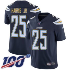 Wholesale Cheap Nike Chargers #25 Chris Harris Jr Navy Blue Team Color Men\'s Stitched NFL 100th Season Vapor Untouchable Limited Jersey