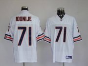 Wholesale Cheap Bears #71 Israel Idonije White Stitched NFL Jersey
