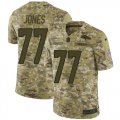 Wholesale Cheap Nike Broncos #77 Sam Jones Camo Men's Stitched NFL Limited 2018 Salute To Service Jersey