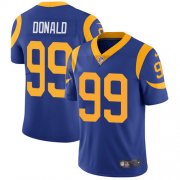 Wholesale Cheap Nike Rams #99 Aaron Donald Royal Blue Alternate Men's Stitched NFL Vapor Untouchable Limited Jersey
