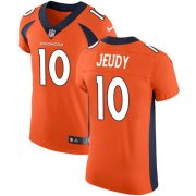 Wholesale Cheap Nike Broncos #10 Jerry Jeudy Orange Team Color Men's Stitched NFL Vapor Untouchable Elite Jersey