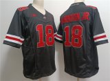 Cheap Men's Ohio State Buckeyes #18 Marvin Harrison JR. Black 2023 F.U.S.E. Limited Stitched Jersey