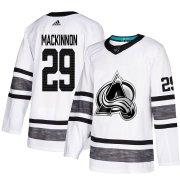 Wholesale Cheap Adidas Avalanche #29 Nathan MacKinnon White Authentic 2019 All-Star Stitched NHL Jersey