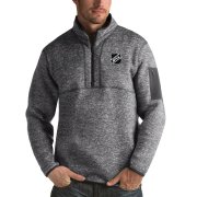 Wholesale Cheap NHL Antigua Fortune Quarter-Zip Pullover Jacket Black