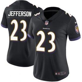 Wholesale Cheap Nike Ravens #23 Tony Jefferson Black Alternate Women\'s Stitched NFL Vapor Untouchable Limited Jersey