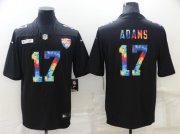 Wholesale Cheap Men's Las Vegas Raiders #17 Davante Adams Black Crucial Catch Limited Stitched Jersey