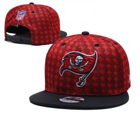 Wholesale Cheap Buccaneers Team Logo Red Black Adjustable Hat TX