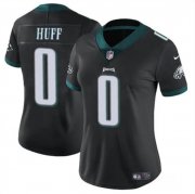 Cheap Women's Philadelphia Eagles #0 Bryce Huff Black Vapor Untouchable Limited Football Stitched Jersey(Run Small)