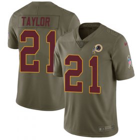 Wholesale Cheap Nike Redskins #21 Sean Taylor Olive Men\'s Stitched NFL Limited 2017 Salute to Service Jersey