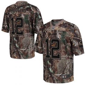 Wholesale Cheap Nike Packers #12 Aaron Rodgers Camo Youth Stitched NFL Realtree Elite Jersey
