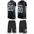 Wholesale Cheap Nike Raiders #20 Damon Arnette Black Team Color Men's Stitched NFL Limited Tank Top Suit Jersey