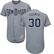 Wholesale Cheap Padres #30 Eric Hosmer Gray Flexbase Authentic Collection Stitched MLB Jersey
