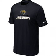 Wholesale Cheap Nike Jacksonville Jaguars Authentic Logo NFL T-Shirt Black