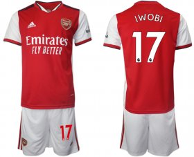 Wholesale Cheap Men 2021-2022 Club Arsenal home red 17 Soccer Jersey