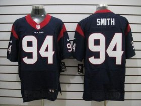 Wholesale Cheap Nike Texans #94 Antonio Smith Navy Blue Team Color Men\'s Stitched NFL Elite Jersey