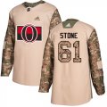 Wholesale Cheap Adidas Senators #61 Mark Stone Camo Authentic 2017 Veterans Day Stitched NHL Jersey