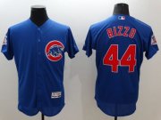 Wholesale Cheap Cubs #44 Anthony Rizzo Blue Flexbase Authentic Collection Stitched MLB Jersey