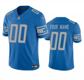 Wholesale Cheap Men\'s Detroit Lions Active Player Custom Blue 2023 F.U.S.E. Vapor Untouchable Limited Stitched Jersey