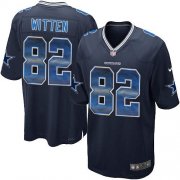 Wholesale Cheap Nike Cowboys #82 Jason Witten Navy Blue Team Color Men's Stitched NFL Limited Strobe Jersey